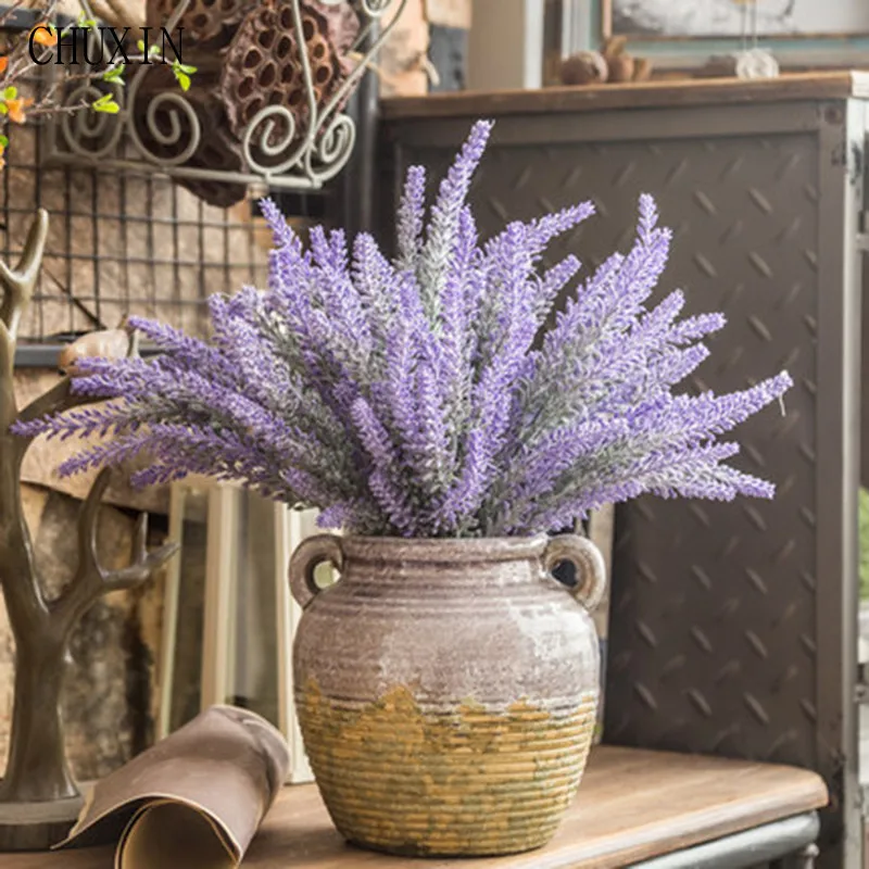 25 Heads/Bouquet Plastic Flower Romantic Provence 4 Colors Artificial Flower Lavender home Decoration Wedding Party Garden Decor
25 Heads/Bouquet Plastic Flower Romantic Provence 4 Colors Artificial Flower Lavender home Decoration Wedding Party Garden Decor