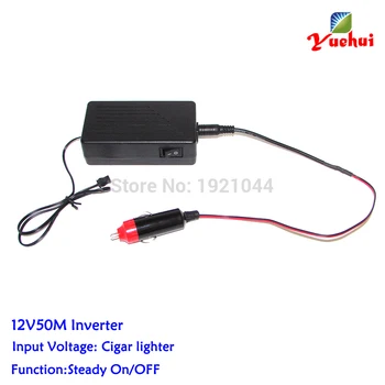 

2020 New DC-12V EL inverter/driver by Car Cigar Lighter For driving length 50M EL wire or EL strip For Steady on Car Party Decor