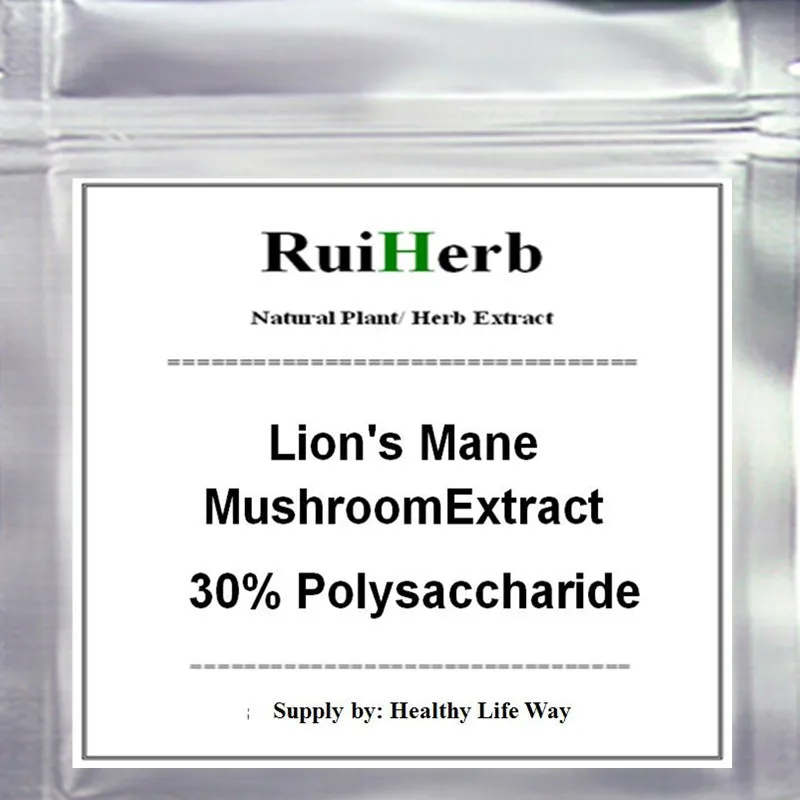 500gram Lion's Mane Mushroom Extract 30% Polysaccharide Powder free shipping