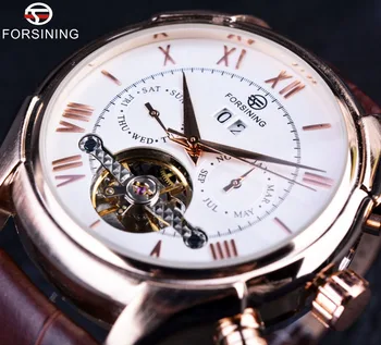 Forsining Royal Classic Rose Gold Case Brown Leather Strap Mens Automatic Watch Top Brand Luxury Erkek Saat Clock Men Wristwatch
Forsining Royal Classic Rose Gold Case Brown Leather Strap Mens Automatic Watch Top Brand Luxury Erkek Saat Clock Men Wristwatch