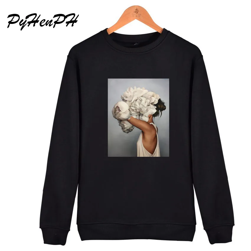 Large Size Hoodies Women Harajuku Flowers Feather Print Hooded Fashion Winter Fleece Hoody Pullover Thick Loose Women Streetwear
Large Size Hoodies Women Harajuku Flowers Feather Print Hooded Fashion Winter Fleece Hoody Pullover Thick Loose Women Streetwear