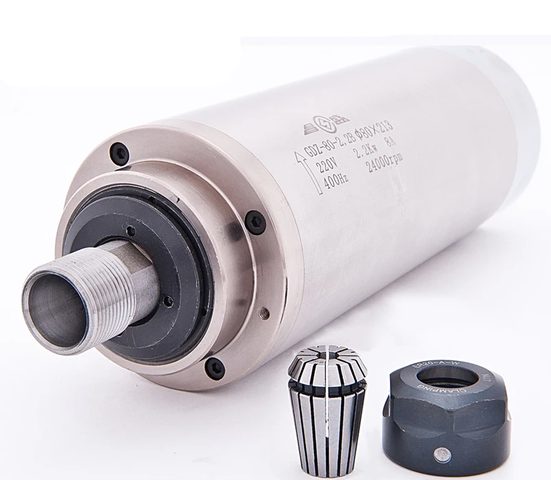 2.2KW Water-Cooling Spindle Motor Engraver Spindle motor 80mm for CNC Router Mill Machine 220V
2.2KW Water-Cooling Spindle Motor Engraver Spindle motor 80mm for CNC Router Mill Machine 220V