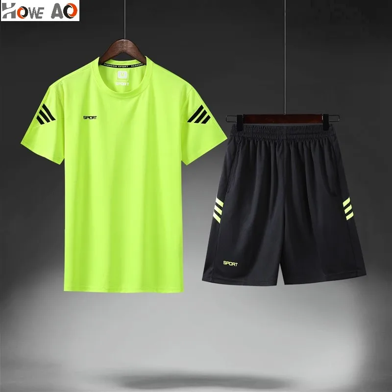 HOWE AO Men Running Sets Teens Personality Soccer Jersey Sets Sports Football Men's Outdoor Training T Shirt+Shorts
HOWE AO Men Running Sets Teens Personality Soccer Jersey Sets Sports Football Men's Outdoor Training T Shirt+Shorts