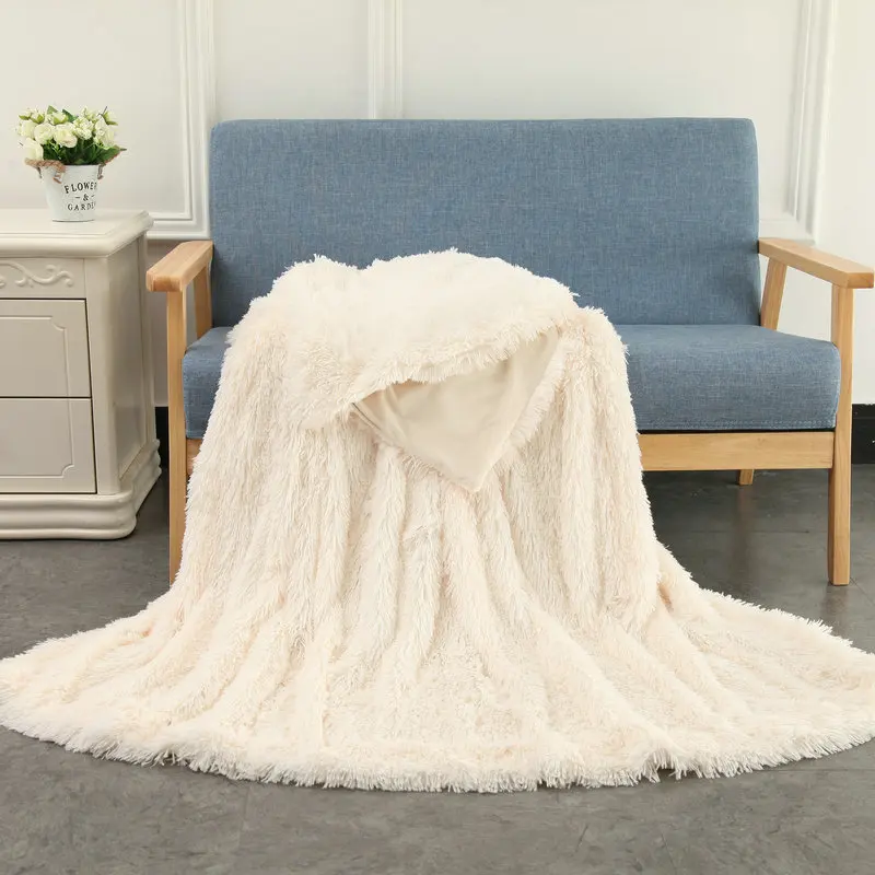 Faux Fur Blanket Soft Fluffy Sherpa Throw Blankets for beds cover Shaggy Bedspread fourrure cobertor mantas Sofa
Faux Fur Blanket Soft Fluffy Sherpa Throw Blankets for beds cover Shaggy Bedspread fourrure cobertor mantas Sofa