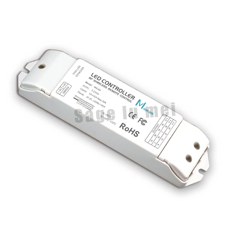 Ltech R4-5A CV Zone Receiving controller to match work with Wifi-104 WIFI controller Lighting Control System,2.4G DC5-24V MAX20A
Ltech R4-5A CV Zone Receiving controller to match work with Wifi-104 WIFI controller Lighting Control System,2.4G DC5-24V MAX20A
