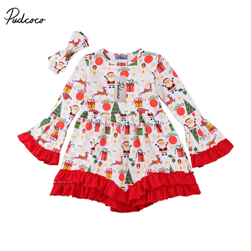 New Style Toddler Baby Kids Girls Dress Christmas Long Sleeve Cartoon Dress Tops+Headband 2pcs Outfits Girls Dresses
New Style Toddler Baby Kids Girls Dress Christmas Long Sleeve Cartoon Dress Tops+Headband 2pcs Outfits Girls Dresses