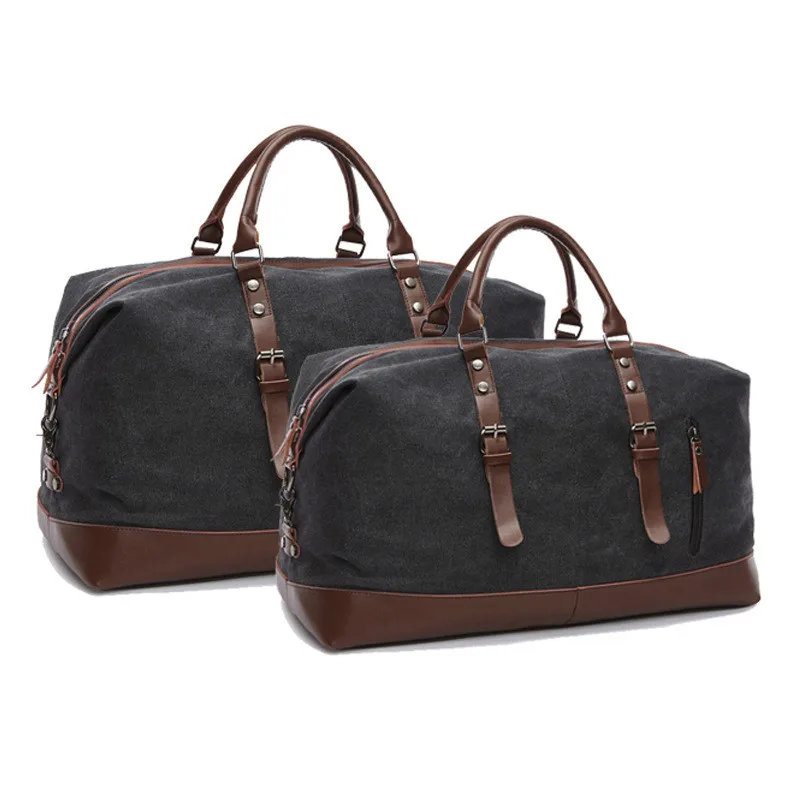 High Quality Canvas Vintage Travelling Duffle Weekend Bag Men Women Luggage Package With Single Shoulder Strap Zipper Packs
High Quality Canvas Vintage Travelling Duffle Weekend Bag Men Women Luggage Package With Single Shoulder Strap Zipper Packs