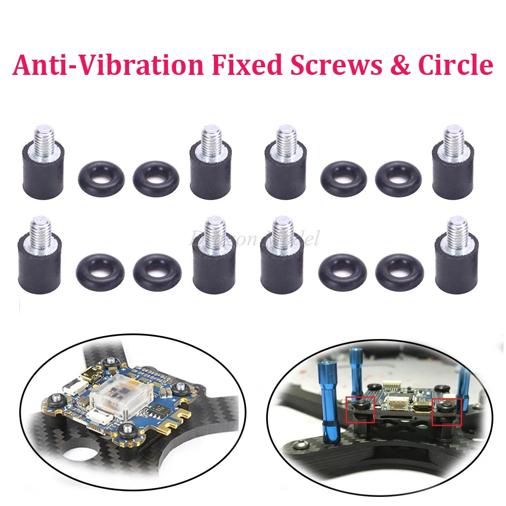 Flight Controller Anti Vibration Damper Damping Fixed Screws Mount Rubber Pillar Rubber circle for RC Drone Models Parts
Flight Controller Anti Vibration Damper Damping Fixed Screws Mount Rubber Pillar Rubber circle for RC Drone Models Parts