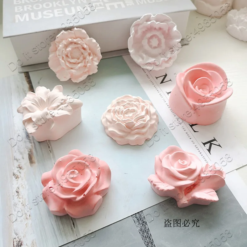 3D Rose Peony Flowers Silicone Mold Home Car Decoration Candle Soap Molds DIY Aroma Gypsum Plaster Silicone Mould
3D Rose Peony Flowers Silicone Mold Home Car Decoration Candle Soap Molds DIY Aroma Gypsum Plaster Silicone Mould