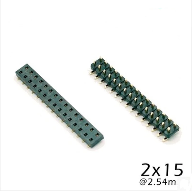5pair M5Stack 2x15 Pin Headers Socket 2.54mm Male & Female Connector busbar row seat for M5Stack Core Development Kit #Hbm0098
5pair M5Stack 2x15 Pin Headers Socket 2.54mm Male & Female Connector busbar row seat for M5Stack Core Development Kit #Hbm0098