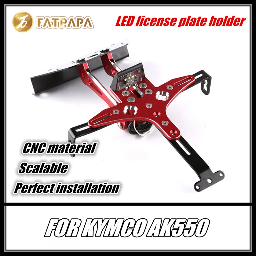 AK550 Fender Eliminator Tail Tidy Registration License Plate Holder For KYMCO AK 550 2017-2018 AK550 Motorcycle Parts 
AK550 Fender Eliminator Tail Tidy Registration License Plate Holder For KYMCO AK 550 2017-2018 AK550 Motorcycle Parts