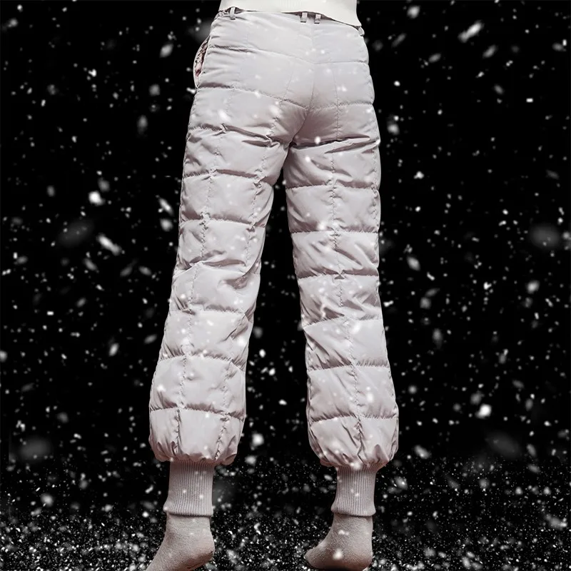 Women Thick Down Pants Female Black High Waist Warm Women Winter Down Feather Pants Plus Size Casual Pant Women 2018 Trousers
Women Thick Down Pants Female Black High Waist Warm Women Winter Down Feather Pants Plus Size Casual Pant Women 2018 Trousers