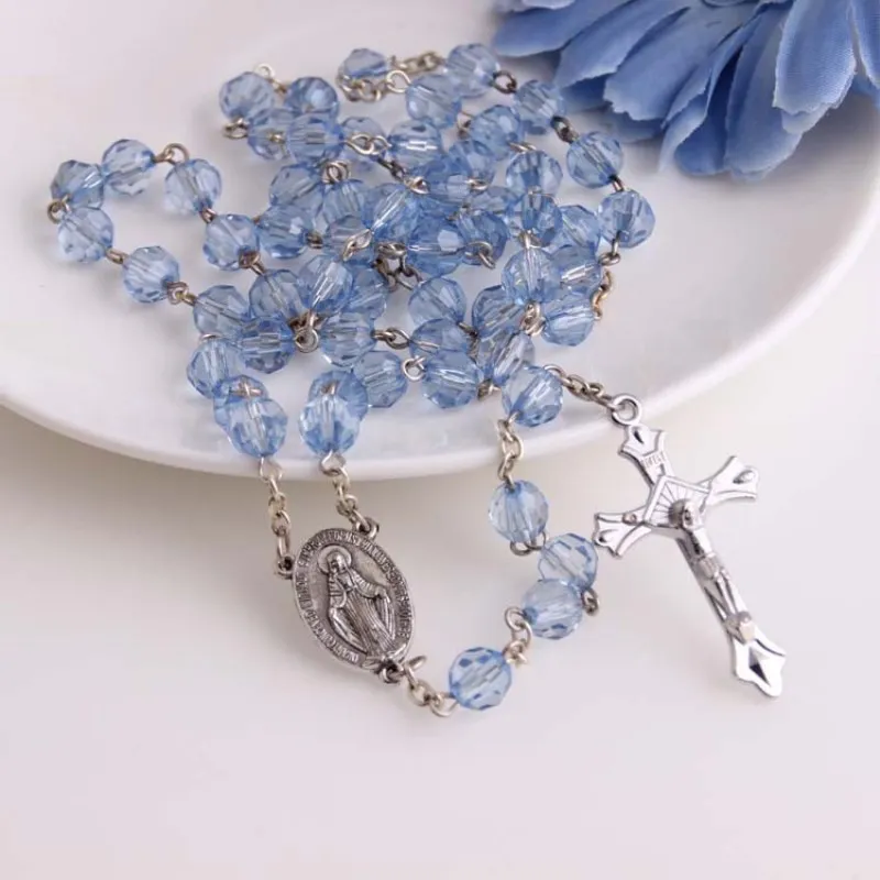 Factory Wholesale Religious Ornaments Rosary beads Crystal Beads Cross Rosary Christian Necklace 10pcs/lot
Factory Wholesale Religious Ornaments Rosary beads Crystal Beads Cross Rosary Christian Necklace 10pcs/lot
