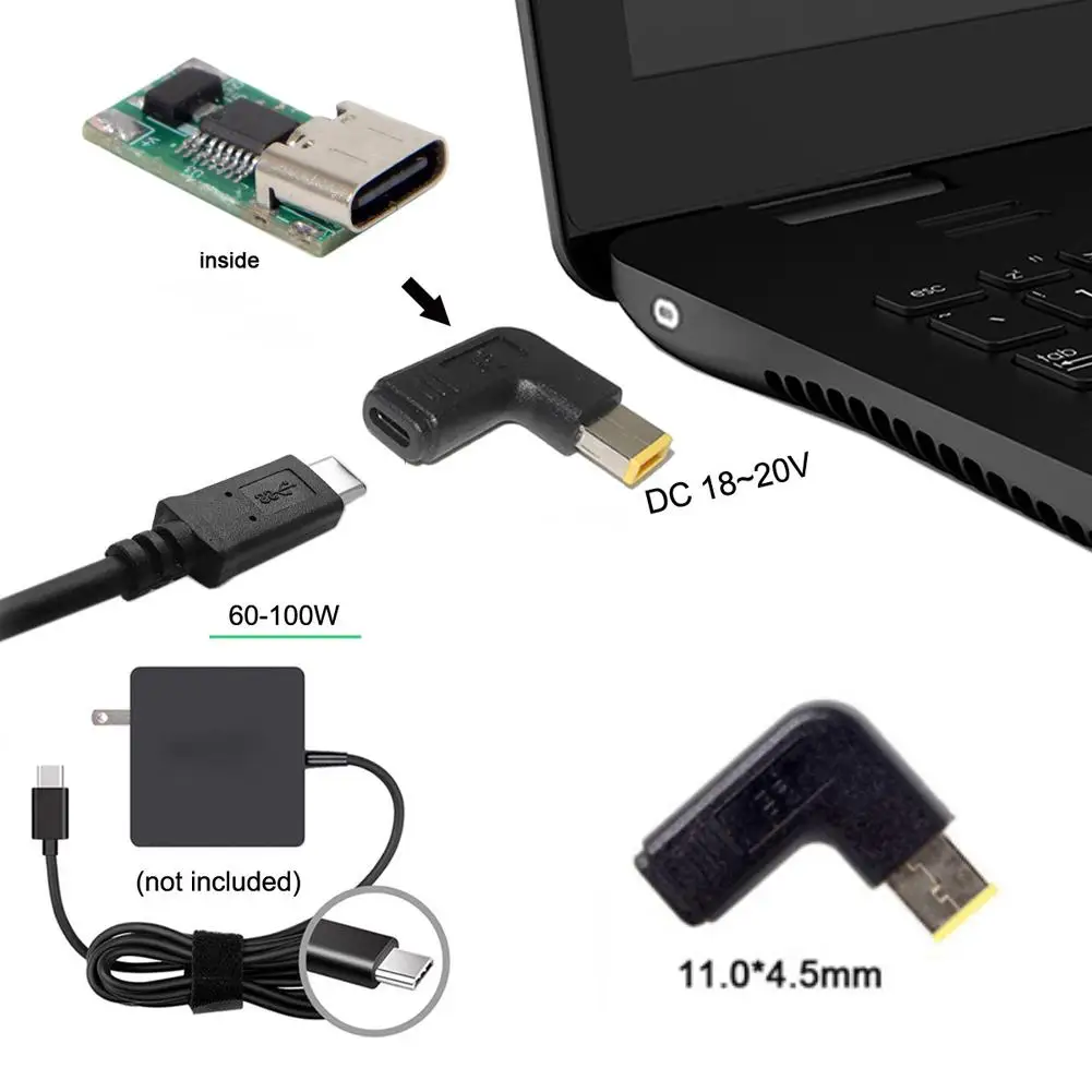 USB 3.1 Type C USB-C Laptop Charger Adapter Converter Power Jack To 7.4*5.0MM 4.5*3.0MM 5.5*2.5MM For Lenovo Asus Adapter Laptop
USB 3.1 Type C USB-C Laptop Charger Adapter Converter Power Jack To 7.4*5.0MM 4.5*3.0MM 5.5*2.5MM For Lenovo Asus Adapter Laptop
