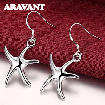 925 Silver Earrings Starfish Drop Earring For Women Fashion Silver Earrings Jewelry
925 Silver Earrings Starfish Drop Earring For Women Fashion Silver Earrings Jewelry