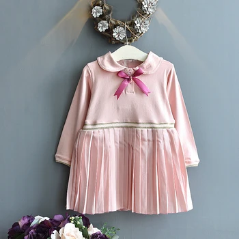 Girls Dress Autumn New Baby College Pleated Dress Girls Lapel Long Sleeve Bow Dress Pleated Dresses Baby Girl Clothes
Girls Dress Autumn New Baby College Pleated Dress Girls Lapel Long Sleeve Bow Dress Pleated Dresses Baby Girl Clothes