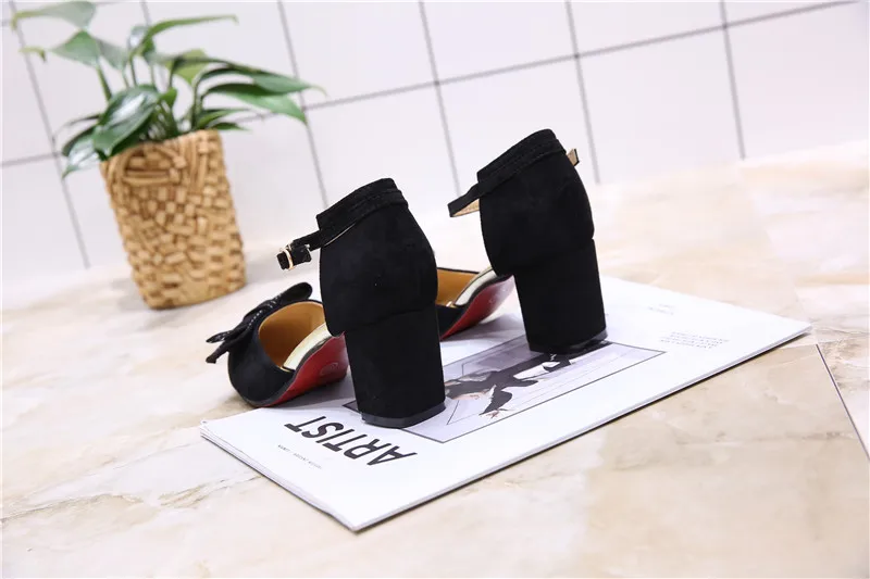Vogue Bowtie Summer Women Sandals Thick High Heels Platform Closed Toe Flock Leather Concise Party Ankle Strap Shoes CAZ2060
Vogue Bowtie Summer Women Sandals Thick High Heels Platform Closed Toe Flock Leather Concise Party Ankle Strap Shoes CAZ2060