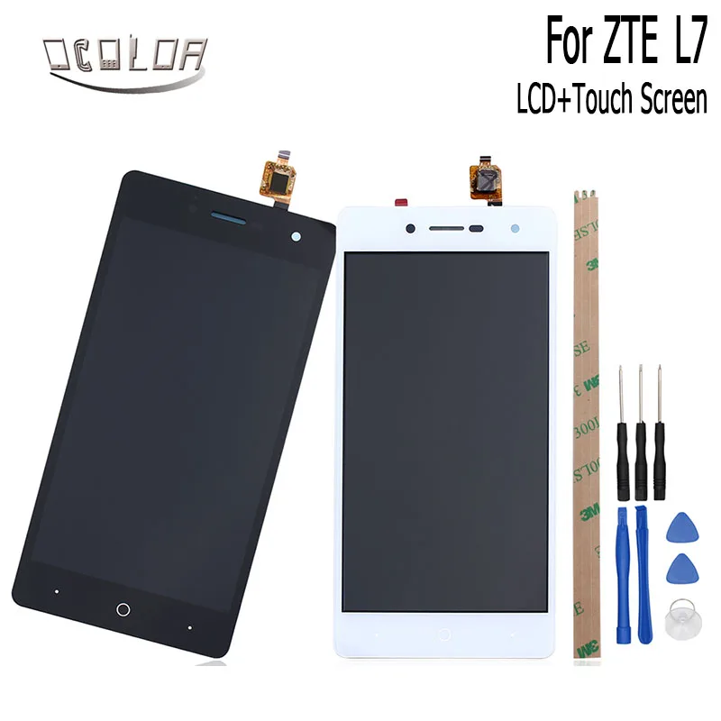 ocolor For ZTE Blade A320 LCD Display And Touch Screen +Tools And Adhesive 5.0 Inch For ZTE Blade L7 Mobile Phone Accessories
ocolor For ZTE Blade A320 LCD Display And Touch Screen +Tools And Adhesive 5.0 Inch For ZTE Blade L7 Mobile Phone Accessories