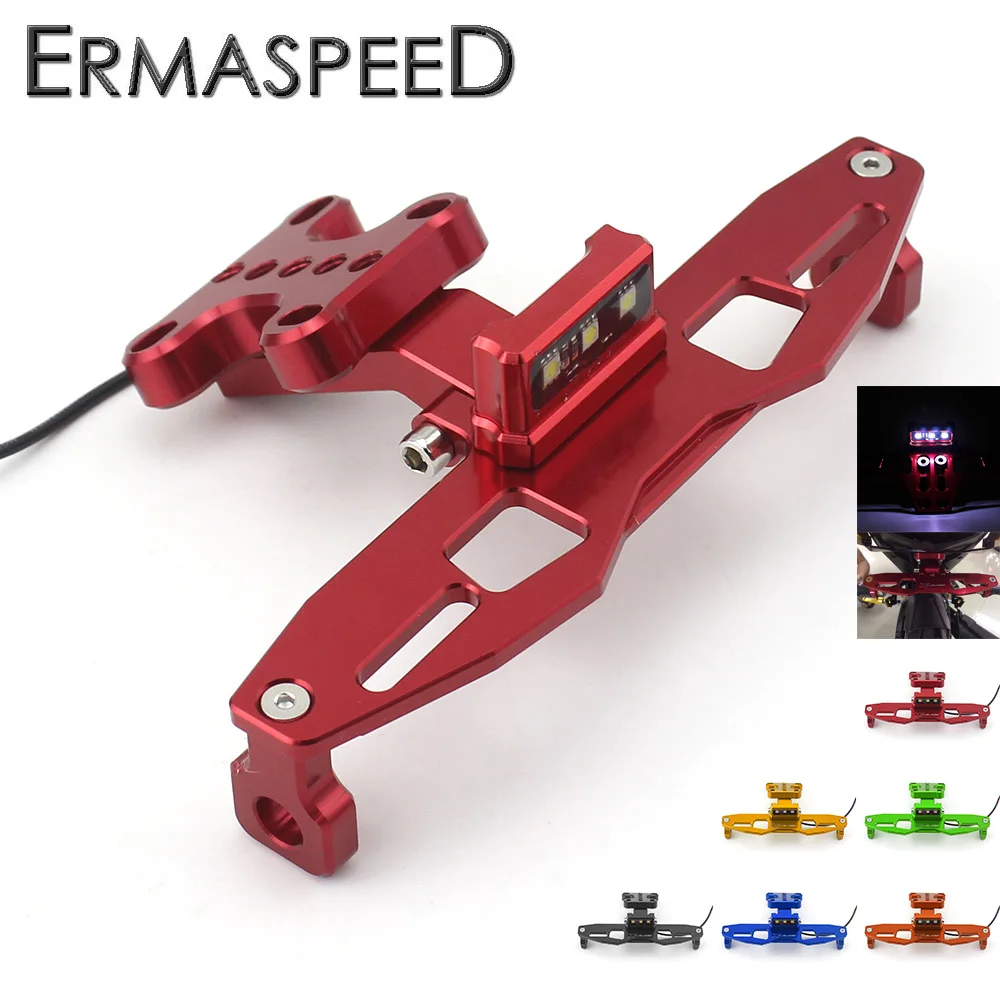 CNC Aluminum Motorcycle License Plate Frame With White Light Red Green Gold Orange Blue Black for KAWASAKI Z125 2015-2017
CNC Aluminum Motorcycle License Plate Frame With White Light Red Green Gold Orange Blue Black for KAWASAKI Z125 2015-2017