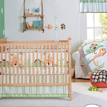 4pcs China Manufacturer 2018 New Design Promotional Baby Bedding set-comforter,crib sheet,crib skirt,bumpers
4pcs China Manufacturer 2018 New Design Promotional Baby Bedding set-comforter,crib sheet,crib skirt,bumpers