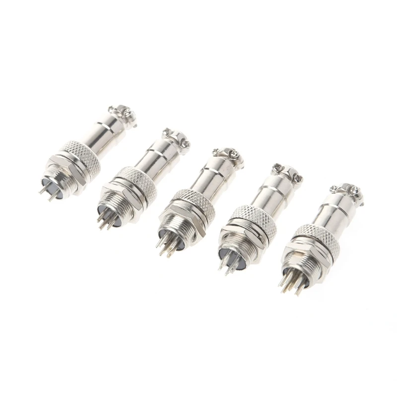 Aviation Plug Male & Female Wire Panel Metal Connector 12mm 2/3/4/5/6 Pin GX12
Aviation Plug Male & Female Wire Panel Metal Connector 12mm 2/3/4/5/6 Pin GX12