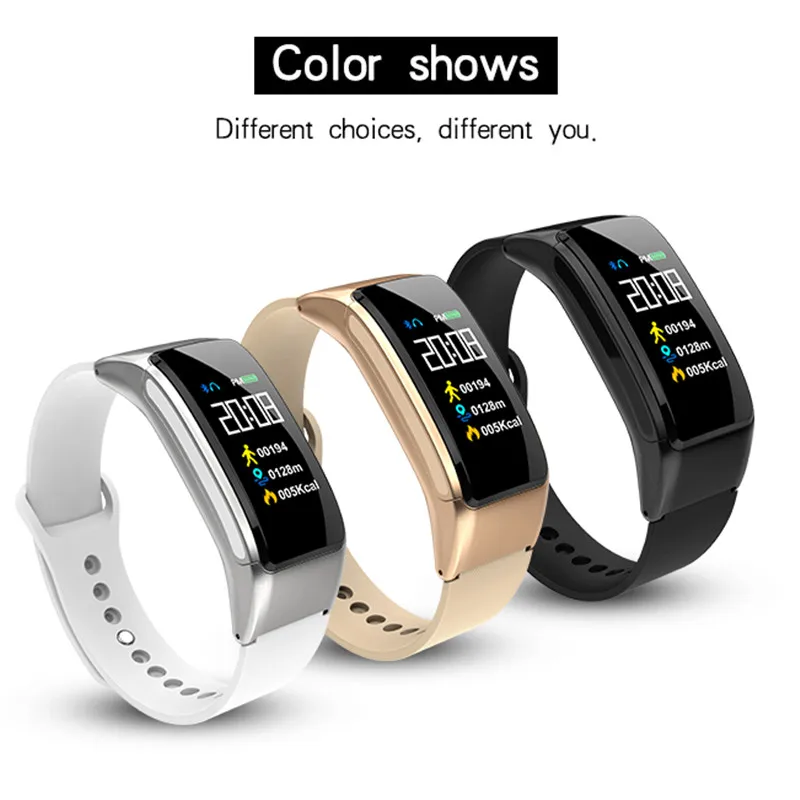 LYKRY B31 BY51 Smart Talking Bracelet Bluetooth Earphone Band Fitness Tracker Heart Rate Monitor Smart talkband Smart Wristband
LYKRY B31 BY51 Smart Talking Bracelet Bluetooth Earphone Band Fitness Tracker Heart Rate Monitor Smart talkband Smart Wristband