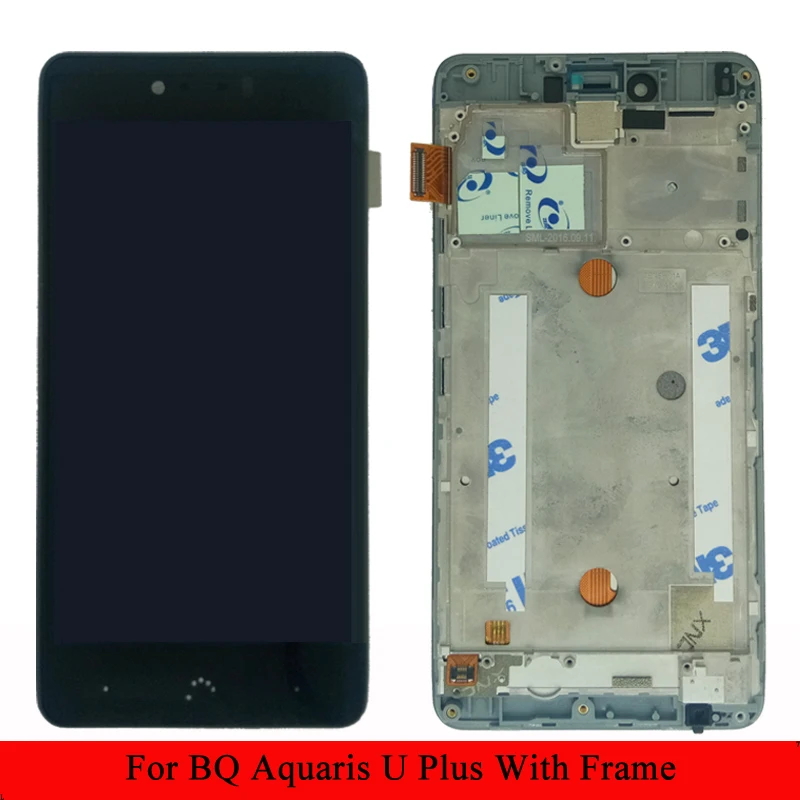 100% Working OK For BQ Aquaris U/U Lite/ U plus LCD Display+Touch Screen Assembly with Frame Panel for bq u lite/plus
100% Working OK For BQ Aquaris U/U Lite/ U plus LCD Display+Touch Screen Assembly with Frame Panel for bq u lite/plus