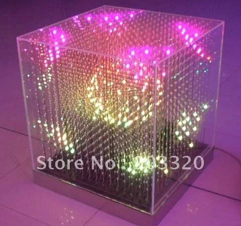 SMD 5mm 3 in 1 16*16*16=4096 Pixel Laying 3D LED Cube Light LED Display for Stage Disco Party Exhibition Bar Club
SMD 5mm 3 in 1 16*16*16=4096 Pixel Laying 3D LED Cube Light LED Display for Stage Disco Party Exhibition Bar Club