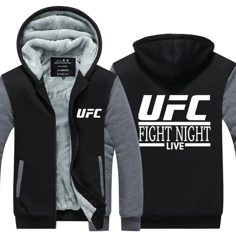 Dropshipping UFC Logo Men Sweatshirt Winter Is Coming Hoodies 2019 Winter Warm Fleece Thicken Jacket Zipper Coat US Size
Dropshipping UFC Logo Men Sweatshirt Winter Is Coming Hoodies 2019 Winter Warm Fleece Thicken Jacket Zipper Coat US Size