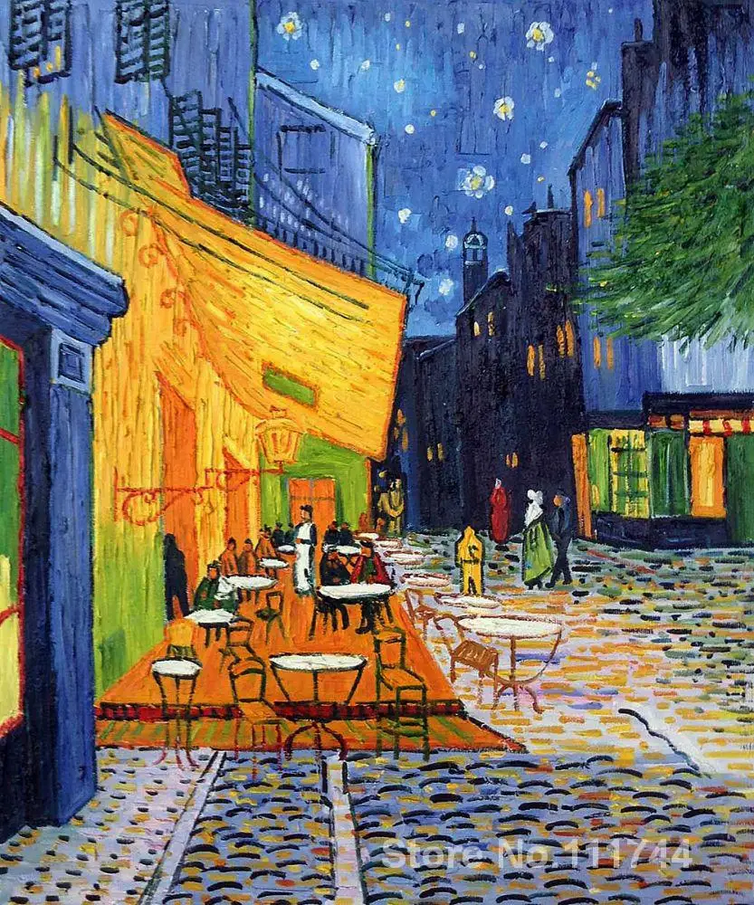 Cafe Terrace At Night Vincent Van Gogh Oil Painting Reproduction Handmade Modern Art Abstract Landscape High Quality Wall Decor
Cafe Terrace At Night Vincent Van Gogh Oil Painting Reproduction Handmade Modern Art Abstract Landscape High Quality Wall Decor