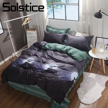 Solstice Home Textile King Twin Adult Girl Bedding Sets Kid Teen Boy Bed Linen Moon Sky Deer Black Duvet Cover Sheet Pillow Case
Solstice Home Textile King Twin Adult Girl Bedding Sets Kid Teen Boy Bed Linen Moon Sky Deer Black Duvet Cover Sheet Pillow Case