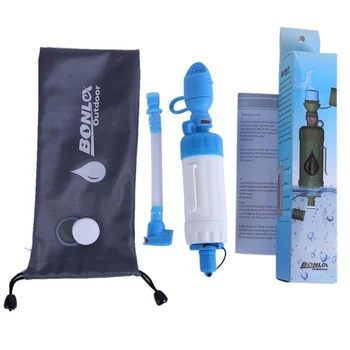 Outdoor Hiking Camping equipment Water Filter Straight Drinking Water Filtration Capacity Emergency Survival Tool Survival Kit
Outdoor Hiking Camping equipment Water Filter Straight Drinking Water Filtration Capacity Emergency Survival Tool Survival Kit