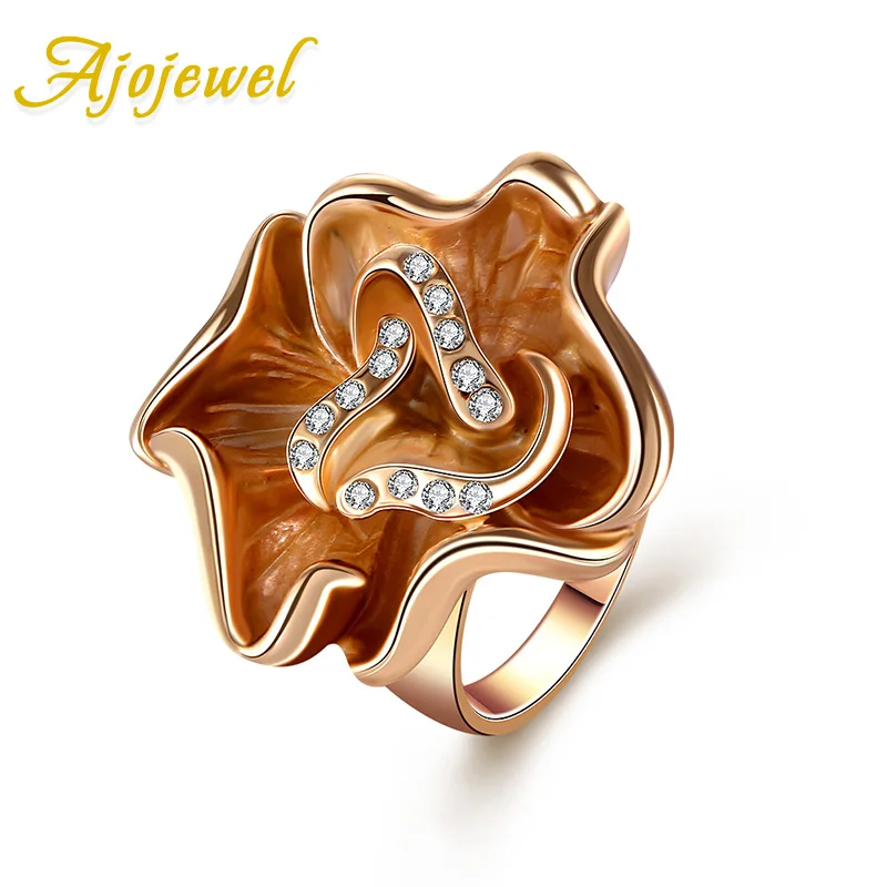 Ajojewel New Luxurious Clear CZ Flower Big Rings For Women Brand New Size 6 7 8 9 finger ring
Ajojewel New Luxurious Clear CZ Flower Big Rings For Women Brand New Size 6 7 8 9 finger ring