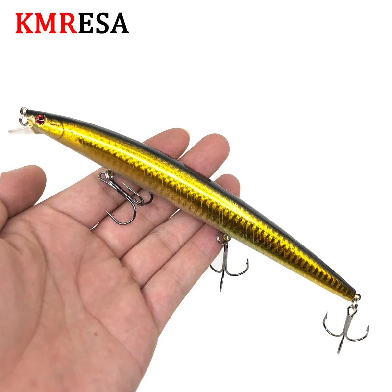 1pcs New Large Laser Minnow 18cm / 24g Fishing Lures Fishing Hard Bait Wobbler Isca Artificiais Pesca Sea Wobblers Swim Bait
1pcs New Large Laser Minnow 18cm / 24g Fishing Lures Fishing Hard Bait Wobbler Isca Artificiais Pesca Sea Wobblers Swim Bait