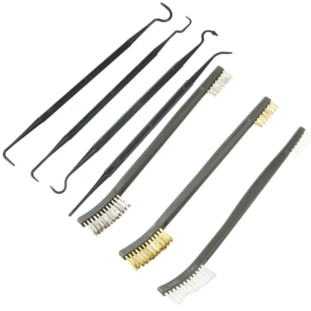7pcs/Set Hunting Accessories Hunting Practical Cleaning Brushes Tool Cleaning Kit Maintaining Brush Hooks Set
7pcs/Set Hunting Accessories Hunting Practical Cleaning Brushes Tool Cleaning Kit Maintaining Brush Hooks Set