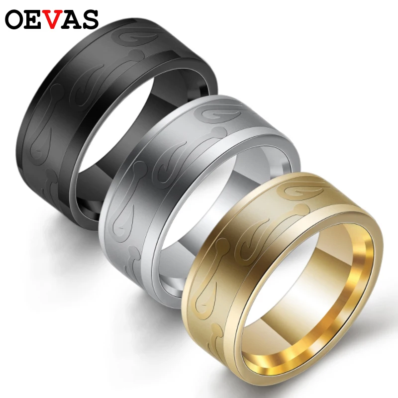 8MM fishhook men ring Black Silver Gold color stainless stell rings best gift jewelry USA Size 6-13 anillos hombre Bijoux
8MM fishhook men ring Black Silver Gold color stainless stell rings best gift jewelry USA Size 6-13 anillos hombre Bijoux