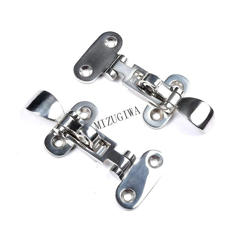 2 pcs Boat Locker Hatch Anti-Rattle Latch Fastener Hold Down Clamp-4 3/8" W/Screws Deck Cabinet Hasp Marine Stainless Steel
2 pcs Boat Locker Hatch Anti-Rattle Latch Fastener Hold Down Clamp-4 3/8" W/Screws Deck Cabinet Hasp Marine Stainless Steel