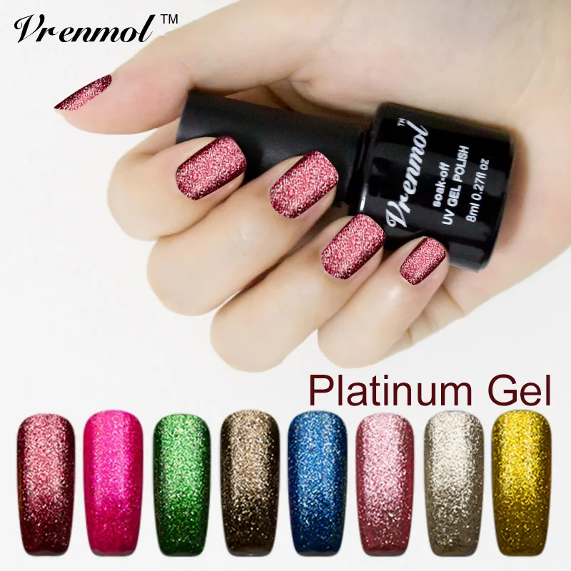 Vrenmol Super Shimmer Platinum Nail Gel Polish Soak Off Glitter Gel Varnish Semic Permanent UV Gel Lacquer Lak Vernis Nail Art
Vrenmol Super Shimmer Platinum Nail Gel Polish Soak Off Glitter Gel Varnish Semic Permanent UV Gel Lacquer Lak Vernis Nail Art