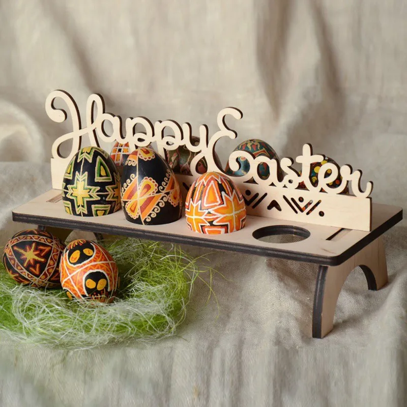 Wooden Easter Egg Shelves for Easter Party Ornament DIY Letter Egg Stand Rack Hen Pattern Easter Decoration for Home Party
Wooden Easter Egg Shelves for Easter Party Ornament DIY Letter Egg Stand Rack Hen Pattern Easter Decoration for Home Party