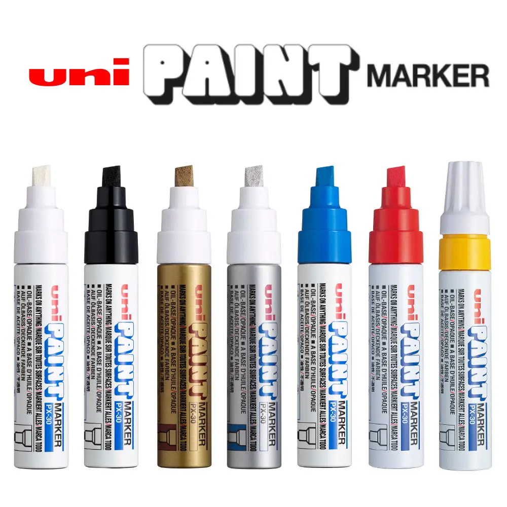 1pc Uni Paint Marker PX-30 8mm Broad Large Tip Oil Based Permanent Industrial Art
1pc Uni Paint Marker PX-30 8mm Broad Large Tip Oil Based Permanent Industrial Art
