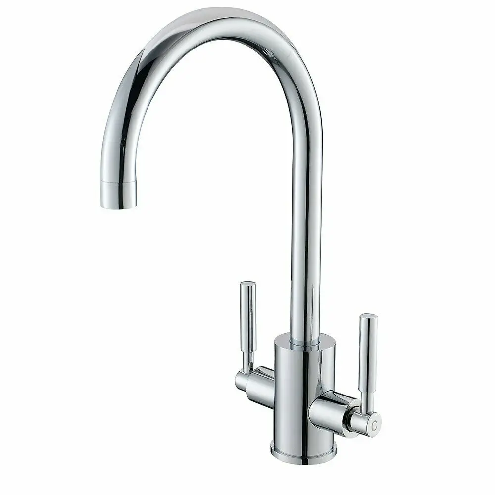 CY00086 Modern Chrome Kitchen Sink Taps Dual Lever Single Hole Long Neck Spout Mixer Tap Home Improvement for Faucet Kitchen
CY00086 Modern Chrome Kitchen Sink Taps Dual Lever Single Hole Long Neck Spout Mixer Tap Home Improvement for Faucet Kitchen