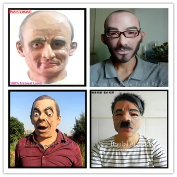 Funny Halloween Party Cosplay Russian President Formidable Vladimir Putin Mask Mr Bean Face Mask Famous Beckham Head Mask adults
Funny Halloween Party Cosplay Russian President Formidable Vladimir Putin Mask Mr Bean Face Mask Famous Beckham Head Mask adults