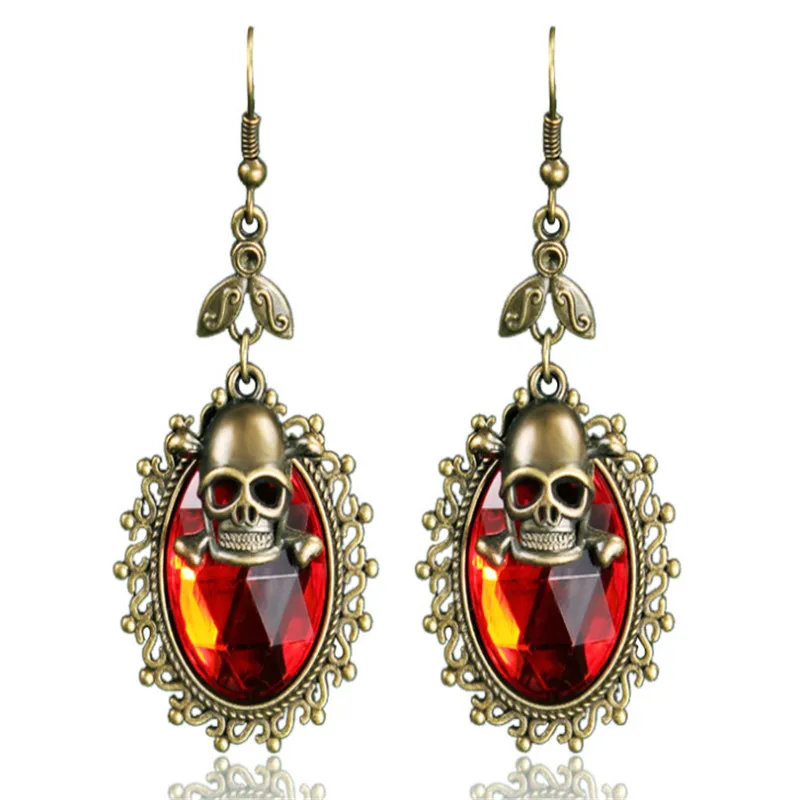 Original Gothic Halloween Ghost Festival, skull earrings, retro earrings, popular European and American jewelry.
Original Gothic Halloween Ghost Festival, skull earrings, retro earrings, popular European and American jewelry.