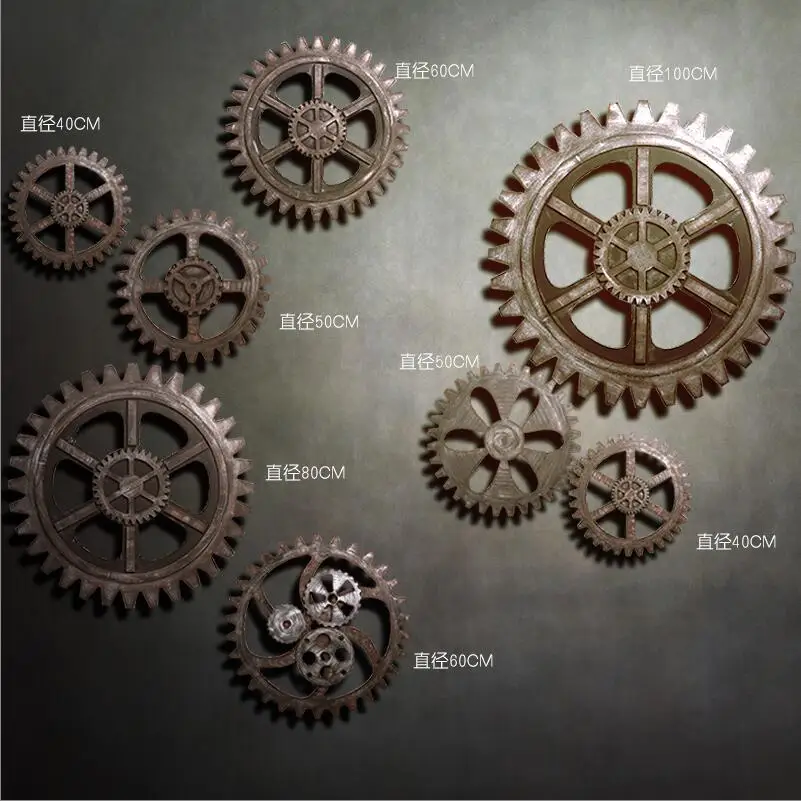 New 1pc Retro old industrial style imitation metal wood gear bar coffee shop wall decoration creative wooden props wall hanging
New 1pc Retro old industrial style imitation metal wood gear bar coffee shop wall decoration creative wooden props wall hanging