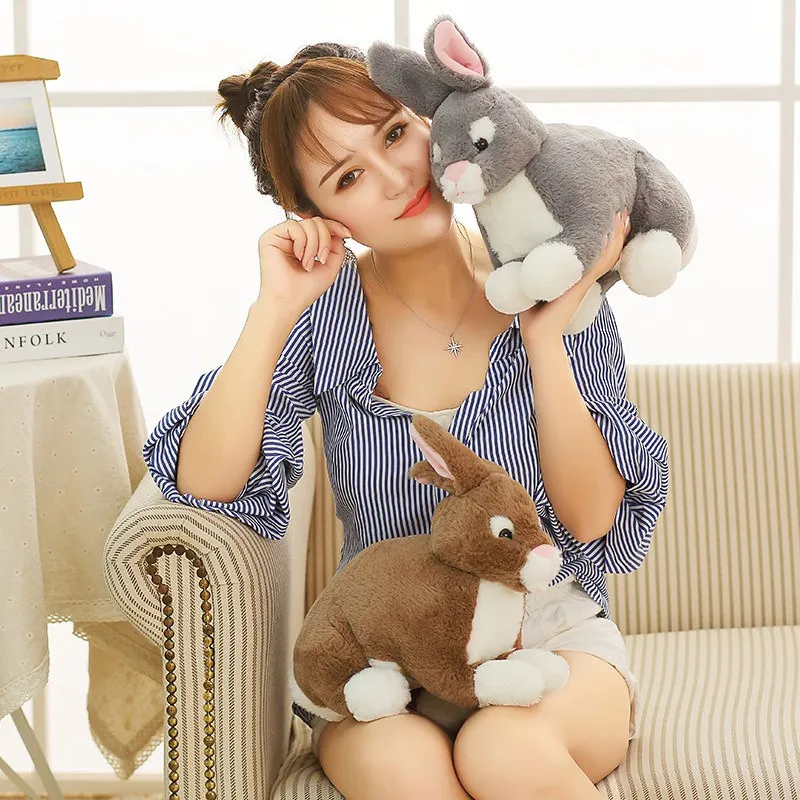 New 28cm/38cm Simulation Cute Rabbit Plush Toy Soft Cartoon Animal Five Colors Bunny Stuffed Doll Baby Appease Sleeping Toy Gift
New 28cm/38cm Simulation Cute Rabbit Plush Toy Soft Cartoon Animal Five Colors Bunny Stuffed Doll Baby Appease Sleeping Toy Gift