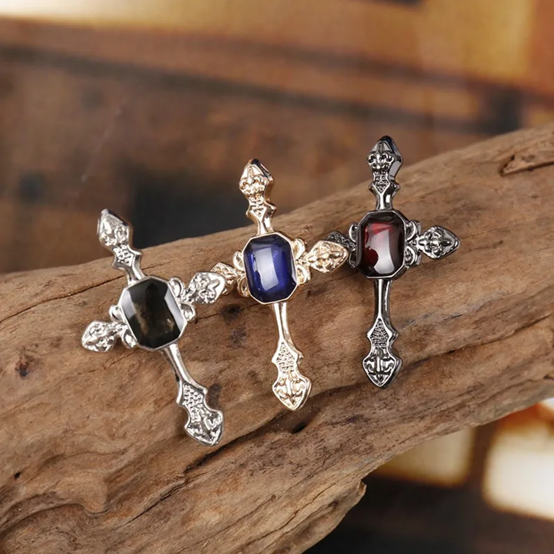 JEWELRYGIFT Vintage Boho Crystal Cross Collar Brooches for Women and Men Baroque Bohemian Large Long Colar Pin Jewelry
JEWELRYGIFT Vintage Boho Crystal Cross Collar Brooches for Women and Men Baroque Bohemian Large Long Colar Pin Jewelry