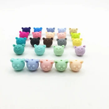 20pcs/lot Cartoon Silicone bear loose Beads Food Grade Silicone Teething Beads BPA Free Silicone bear Teether Toy for baby
20pcs/lot Cartoon Silicone bear loose Beads Food Grade Silicone Teething Beads BPA Free Silicone bear Teether Toy for baby
