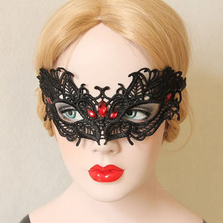 Venetian style party princess half - face black sexy lace mask women 's Halloween with accessories
Venetian style party princess half - face black sexy lace mask women 's Halloween with accessories