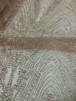 Cyndi-1010319 glued glitter print african mesh tulle lace 5yards for evening dress
Cyndi-1010319 glued glitter print african mesh tulle lace 5yards for evening dress