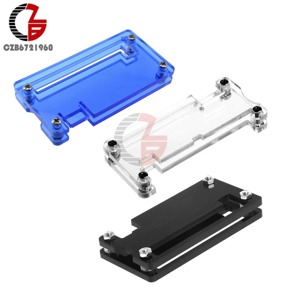 Transparent Blue Black Acrylic Protection Case Cover Box for Raspberry Pi Zero Camera
Transparent Blue Black Acrylic Protection Case Cover Box for Raspberry Pi Zero Camera